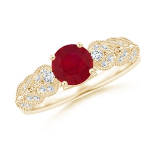 Round AA Ruby