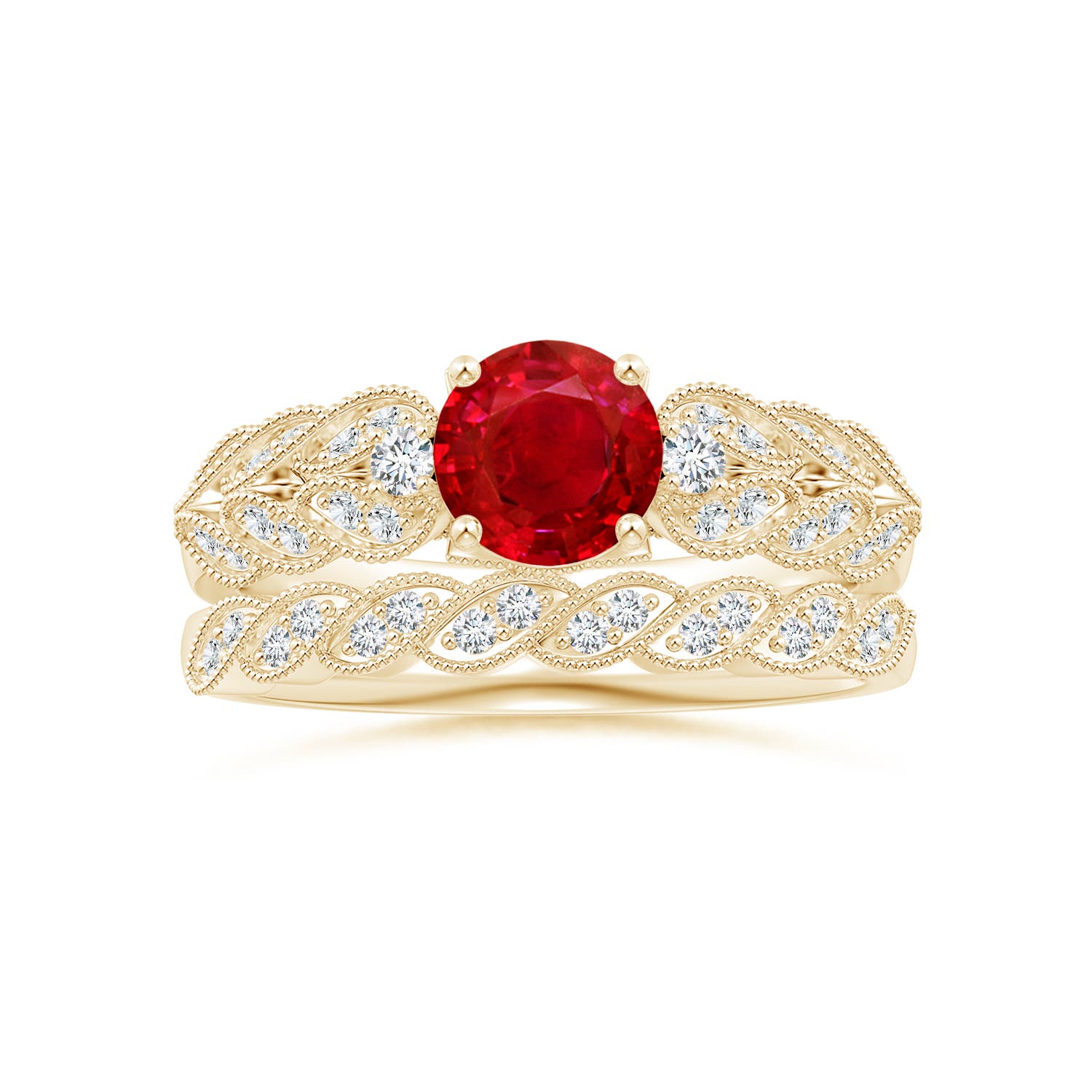 AAA - Ruby / 1.19 CT / 14 KT Yellow Gold