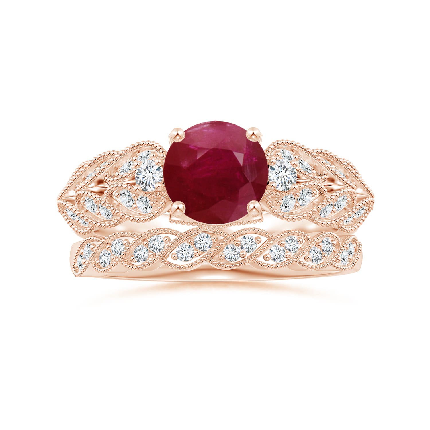 A - Ruby / 1.67 CT / 14 KT Rose Gold