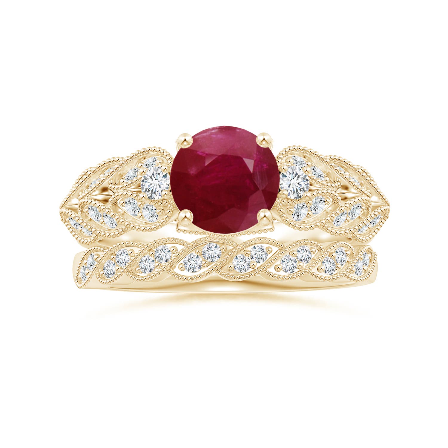 A - Ruby / 1.67 CT / 14 KT Yellow Gold