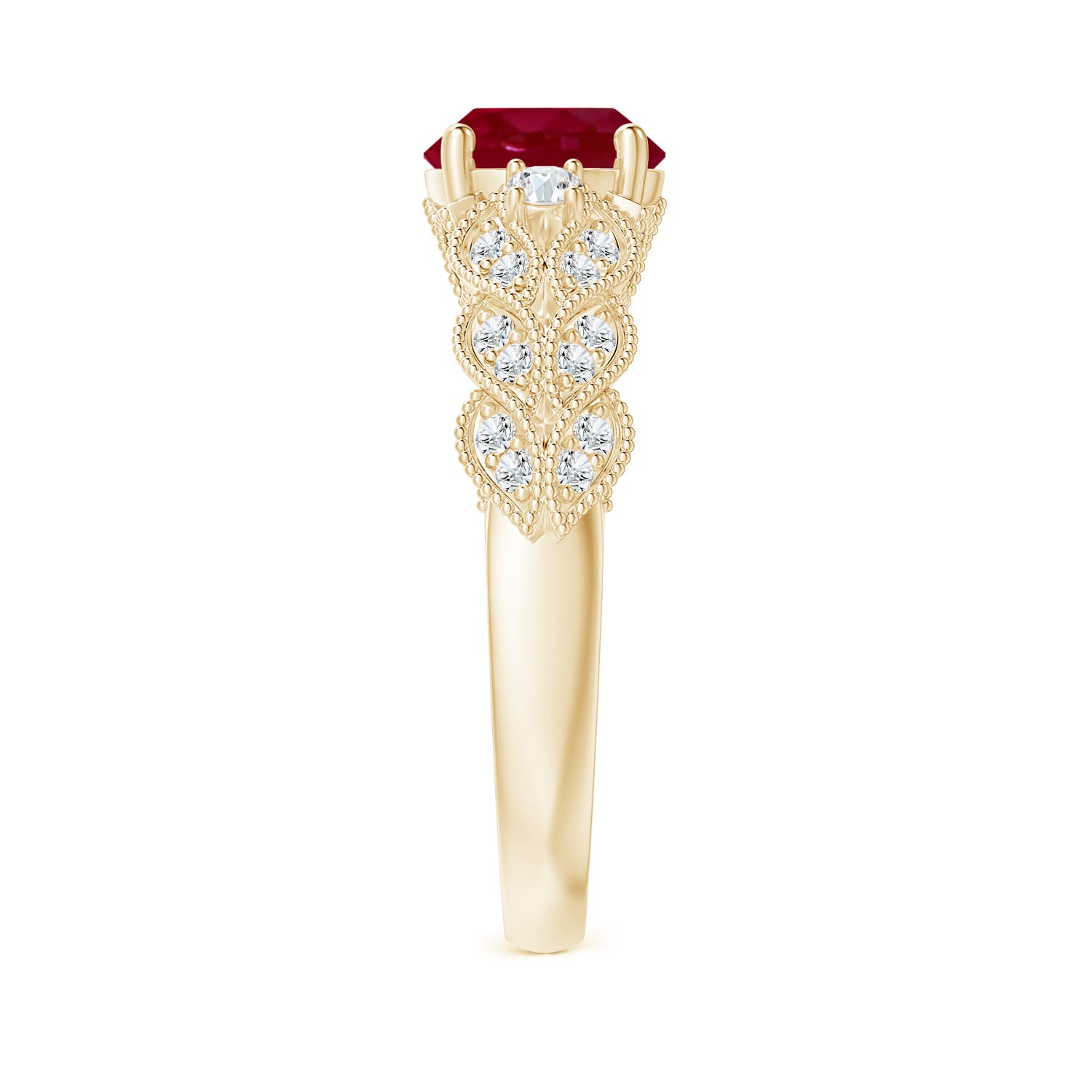 AA - Ruby / 1.67 CT / 14 KT Yellow Gold