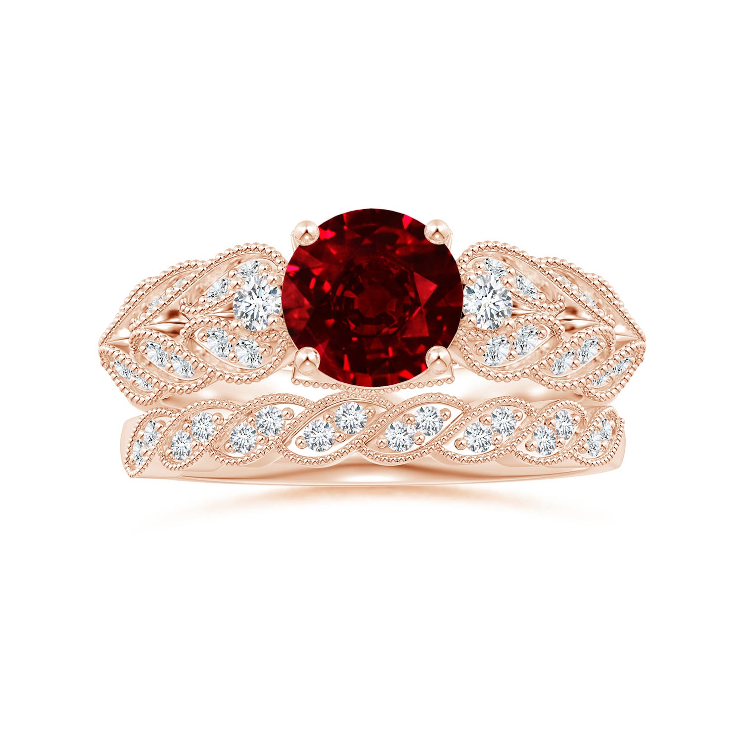 AAAA - Ruby / 1.67 CT / 14 KT Rose Gold