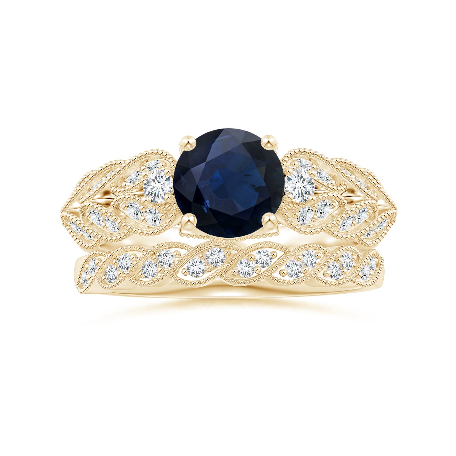 A - Blue Sapphire / 1.87 CT / 14 KT Yellow Gold