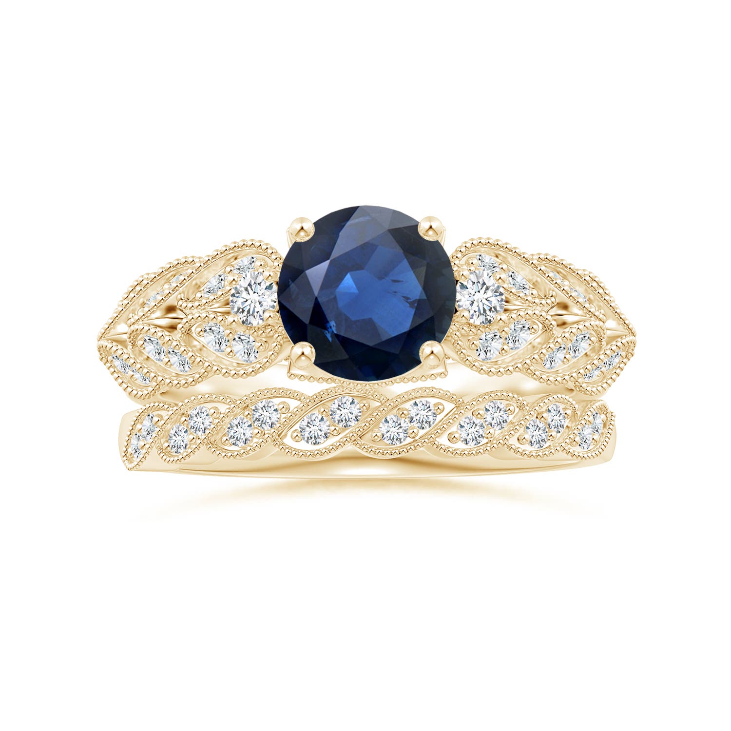 AA - Blue Sapphire / 1.87 CT / 14 KT Yellow Gold