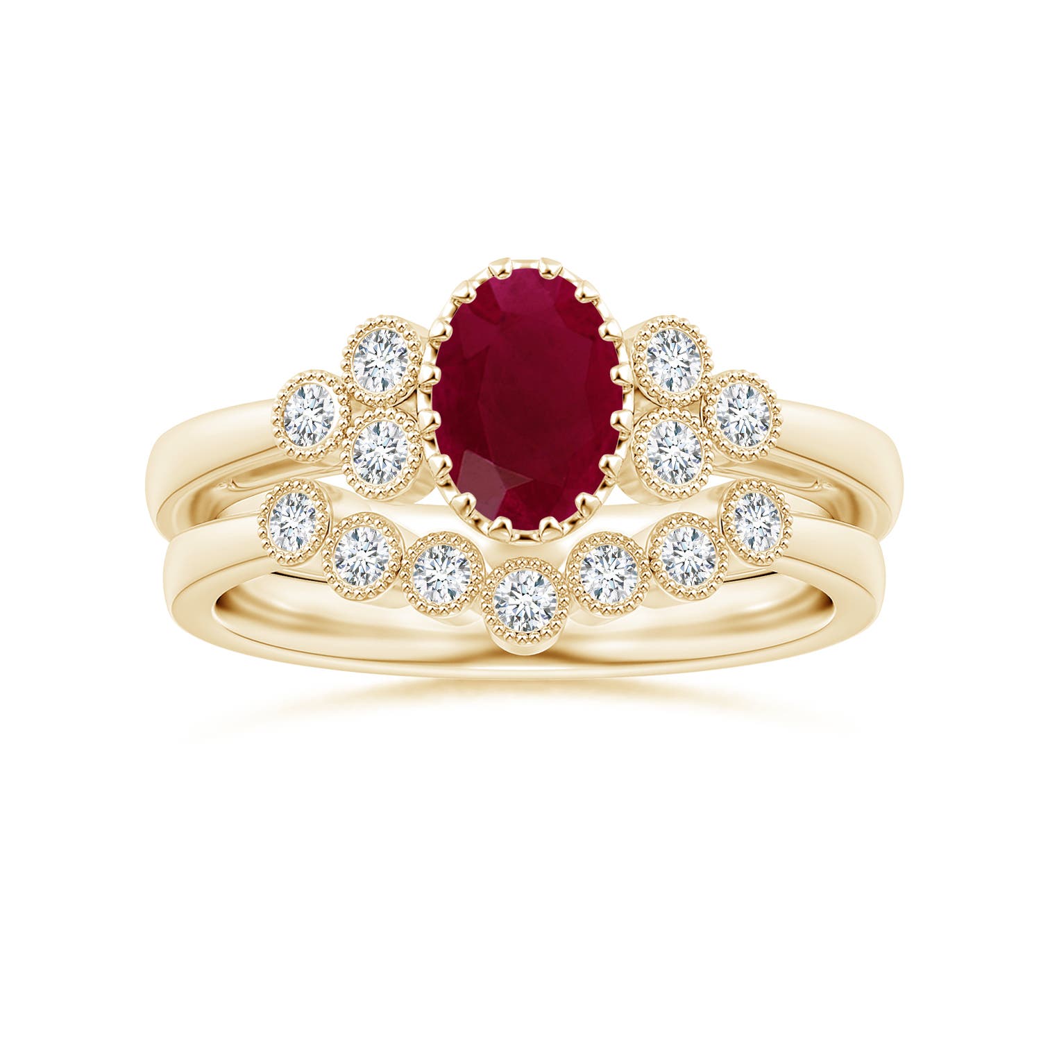 A - Ruby / 1.14 CT / 14 KT Yellow Gold