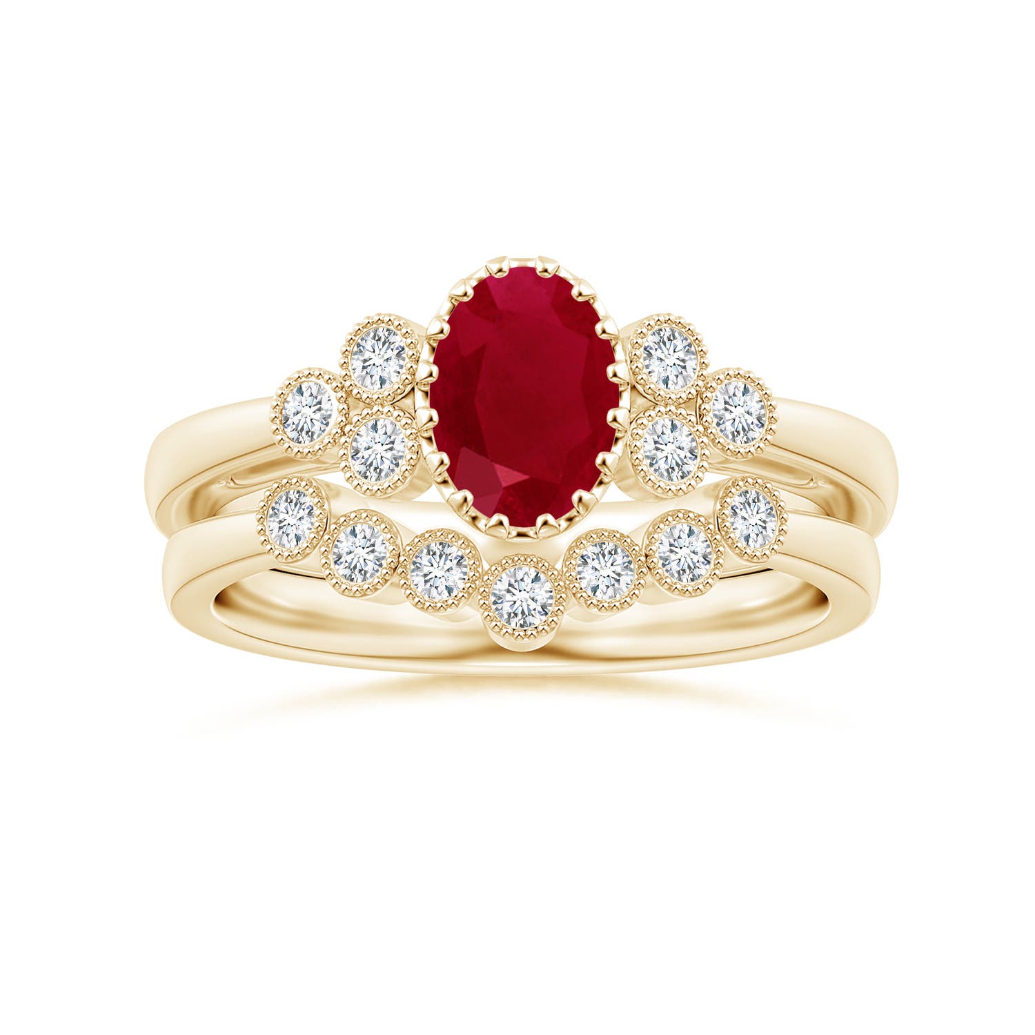 AA - Ruby / 1.14 CT / 14 KT Yellow Gold