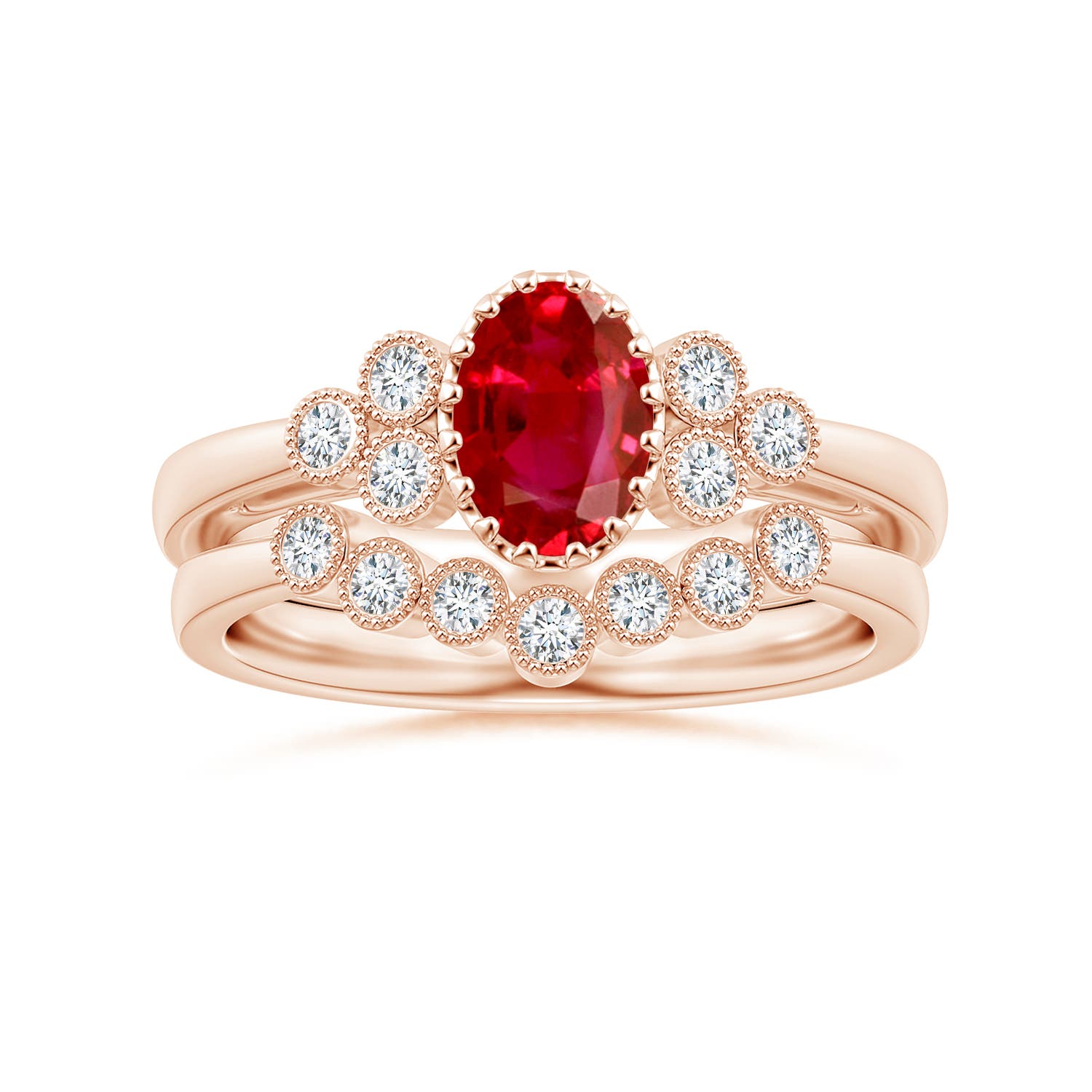 AAA - Ruby / 1.14 CT / 14 KT Rose Gold