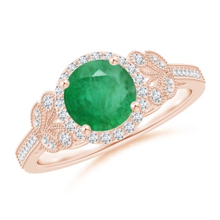 Round A Emerald