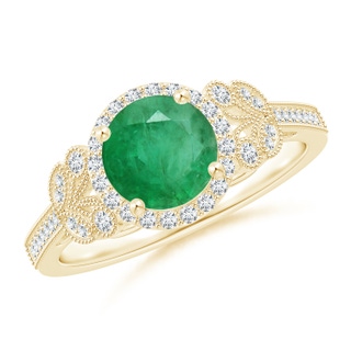 Round A Emerald