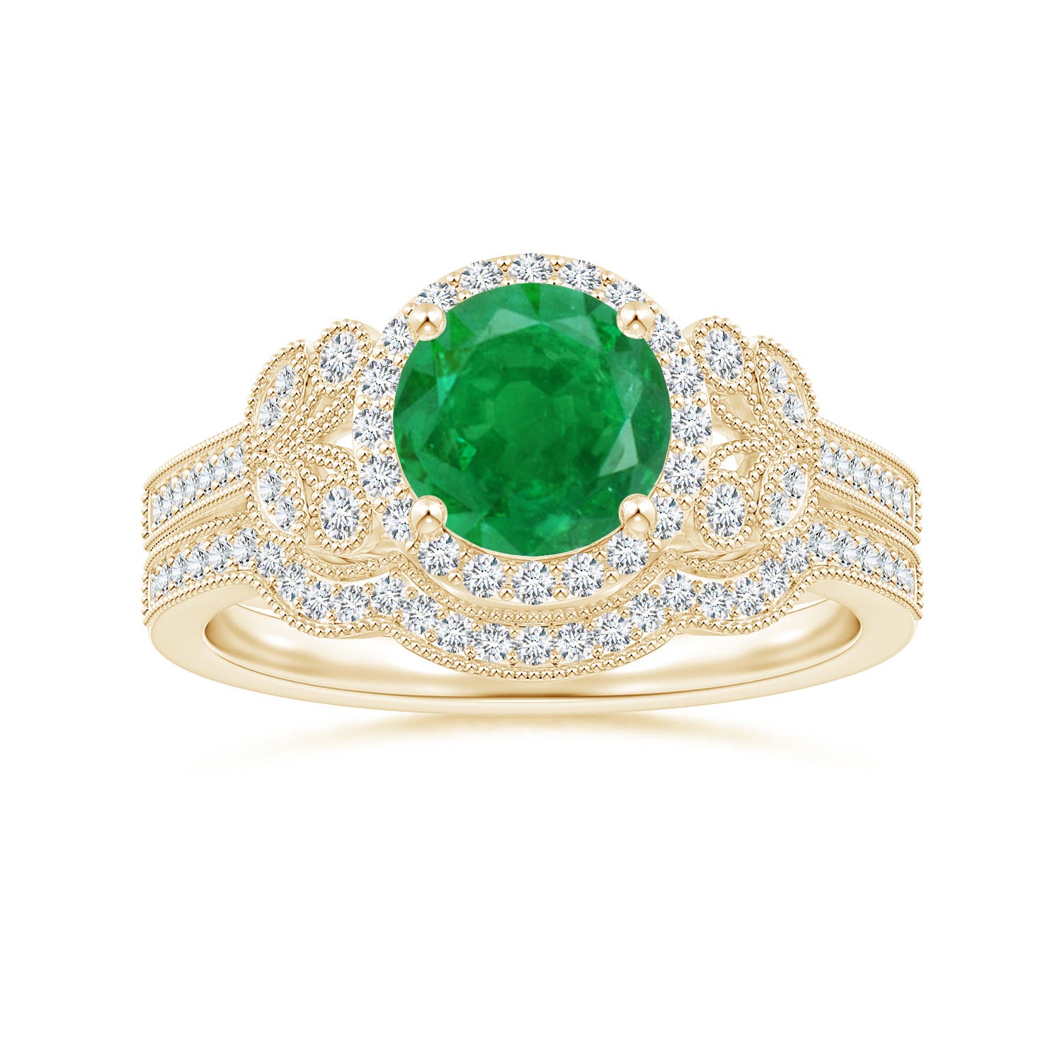 AA - Emerald / 1.51 CT / 14 KT Yellow Gold