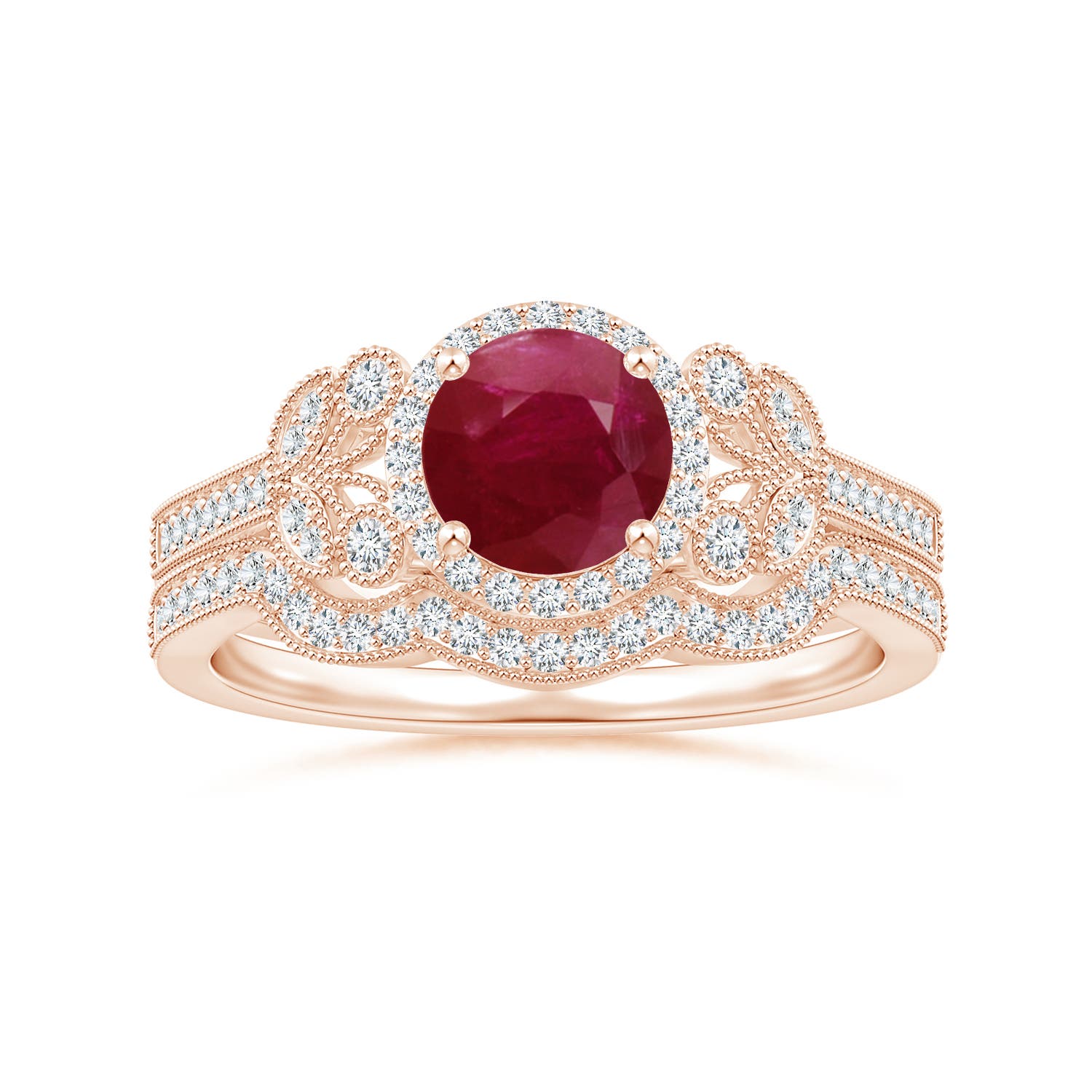 A - Ruby / 1.25 CT / 14 KT Rose Gold