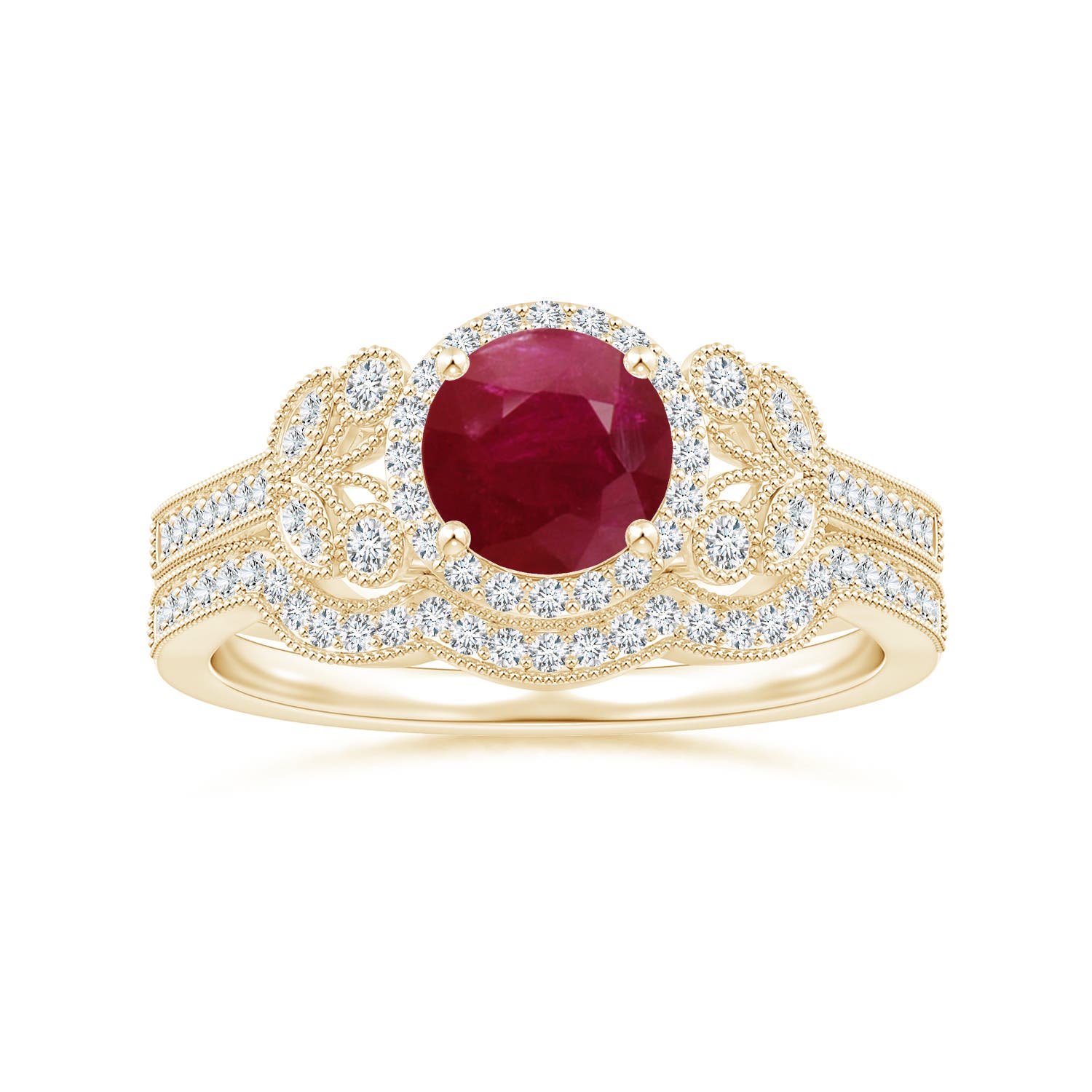 A - Ruby / 1.25 CT / 14 KT Yellow Gold