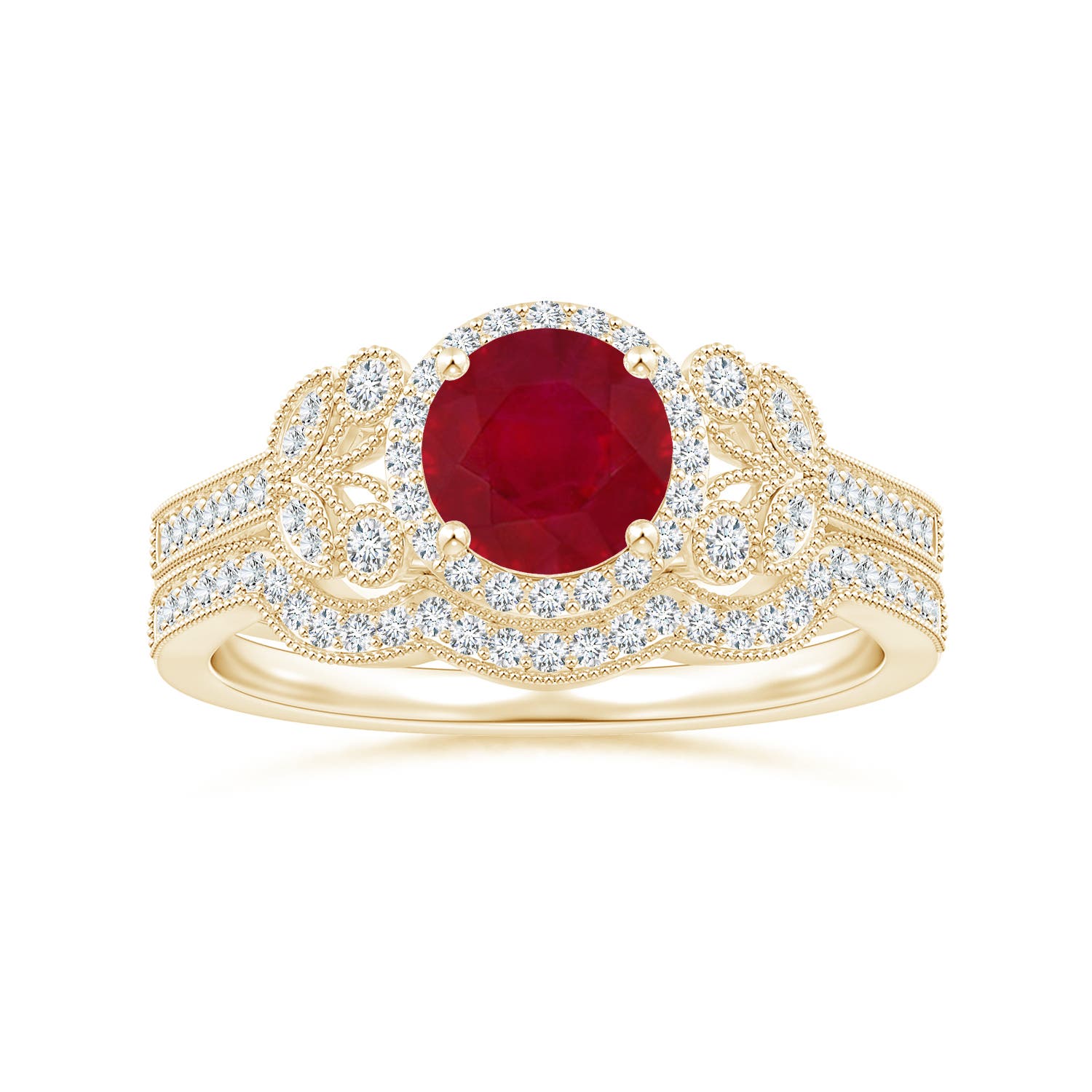 AA - Ruby / 1.25 CT / 14 KT Yellow Gold