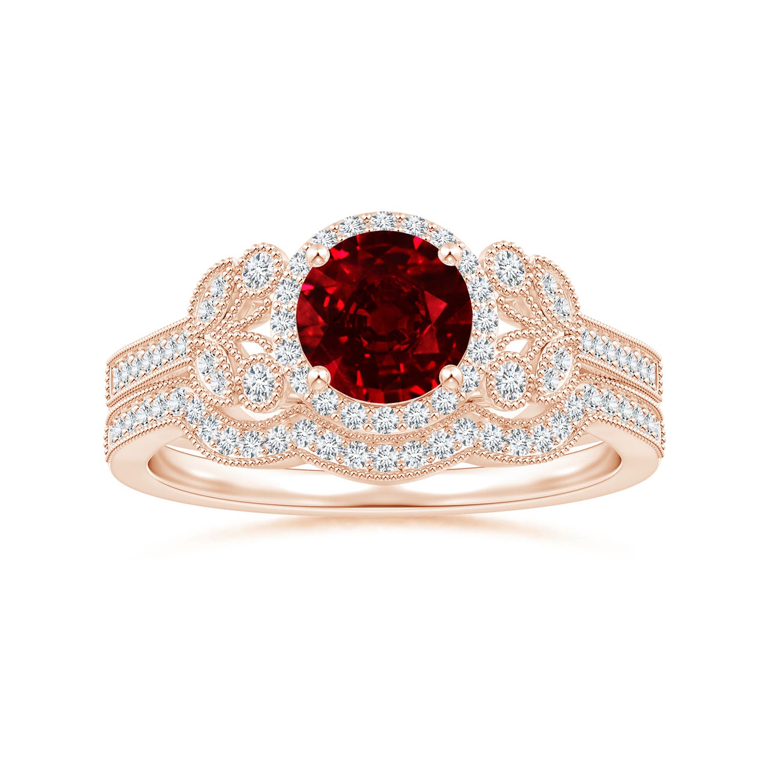 AAAA - Ruby / 1.25 CT / 14 KT Rose Gold