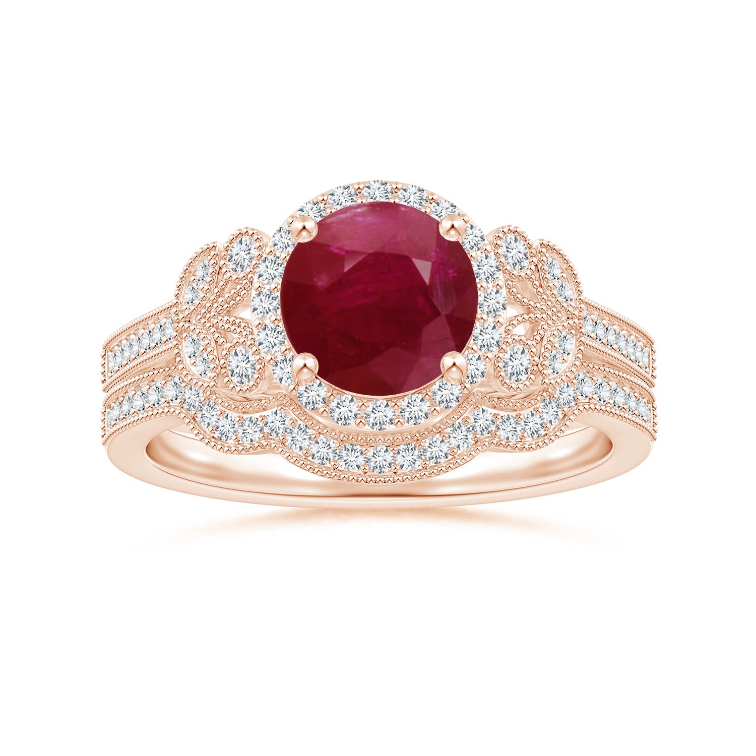 A - Ruby / 1.71 CT / 14 KT Rose Gold