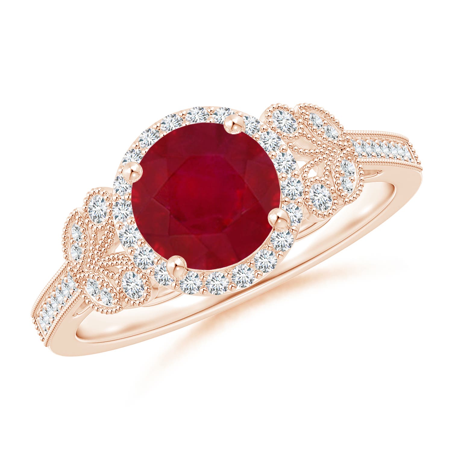 AA - Ruby / 1.71 CT / 14 KT Rose Gold