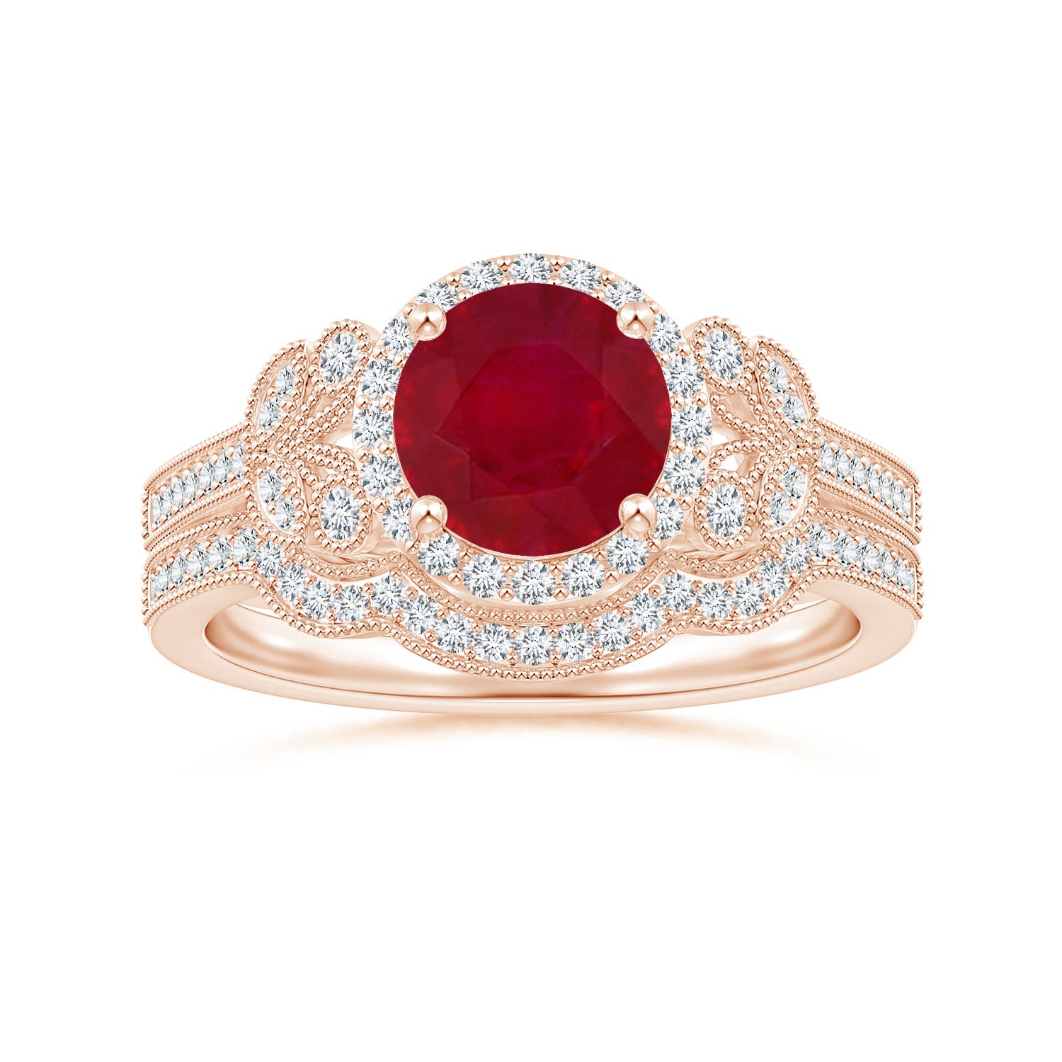 AA - Ruby / 1.71 CT / 14 KT Rose Gold