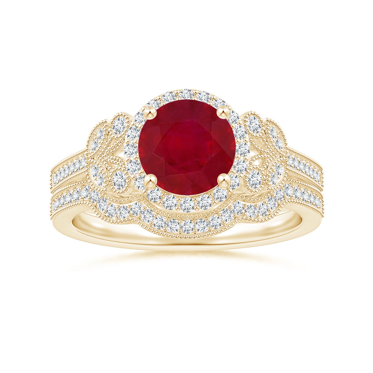 AA - Ruby / 1.71 CT / 14 KT Yellow Gold