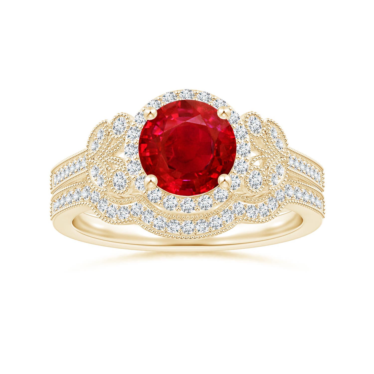 AAA - Ruby / 1.71 CT / 14 KT Yellow Gold