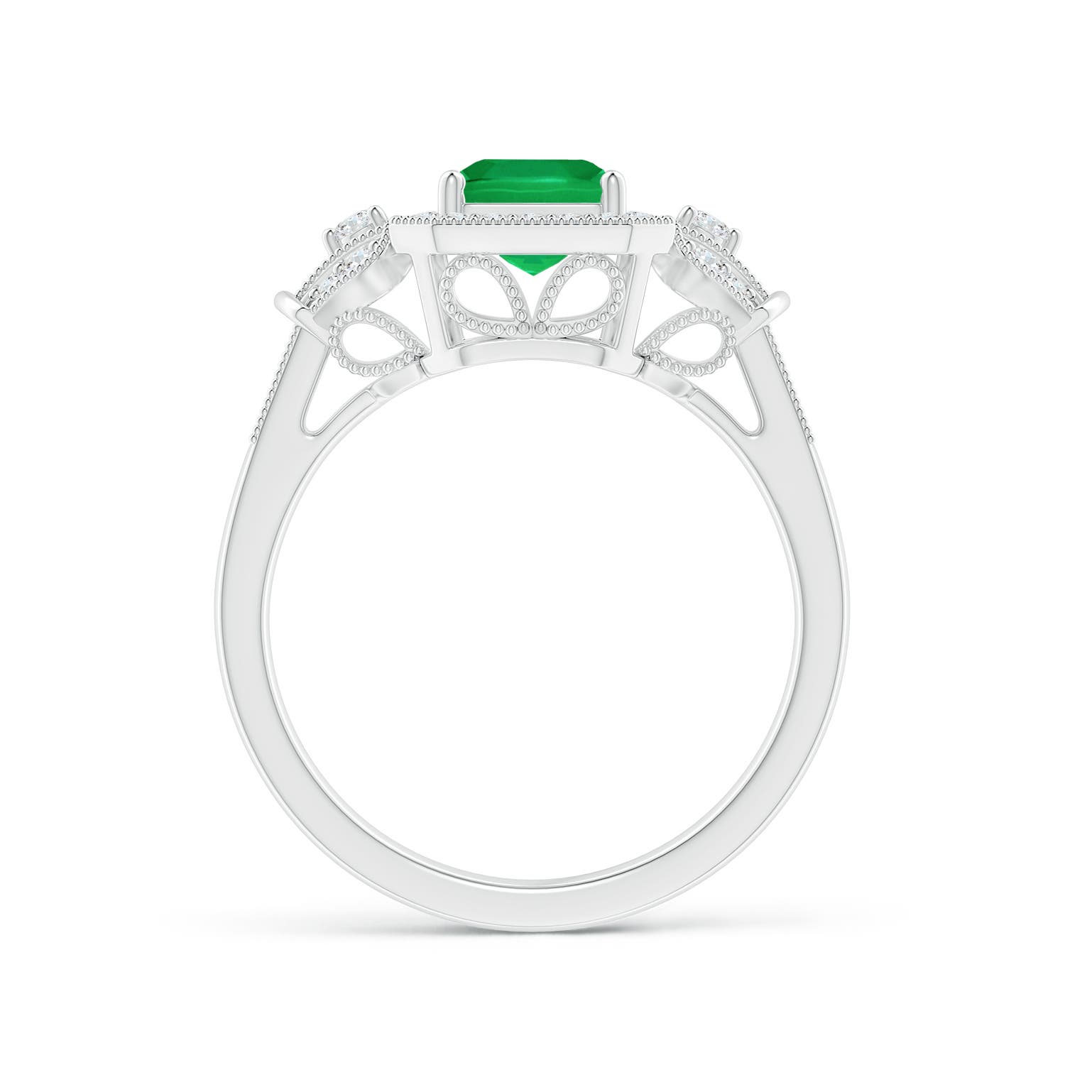 AA - Emerald / 1.83 CT / 14 KT White Gold