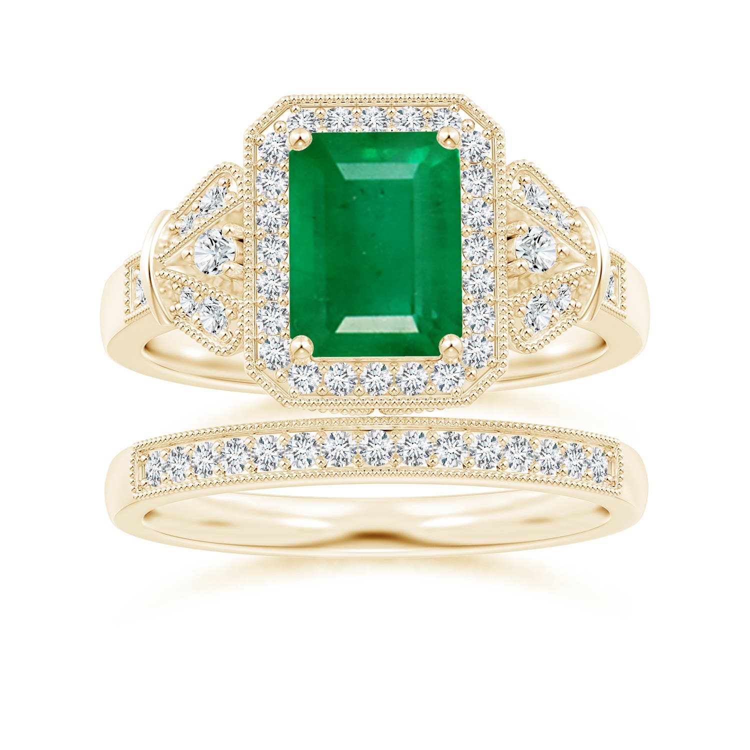 AA - Emerald / 1.83 CT / 14 KT Yellow Gold