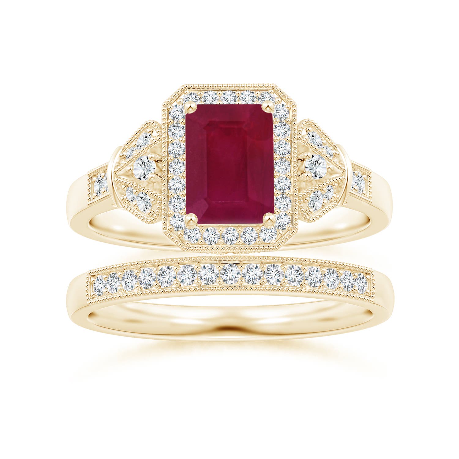 A - Ruby / 1.26 CT / 14 KT Yellow Gold