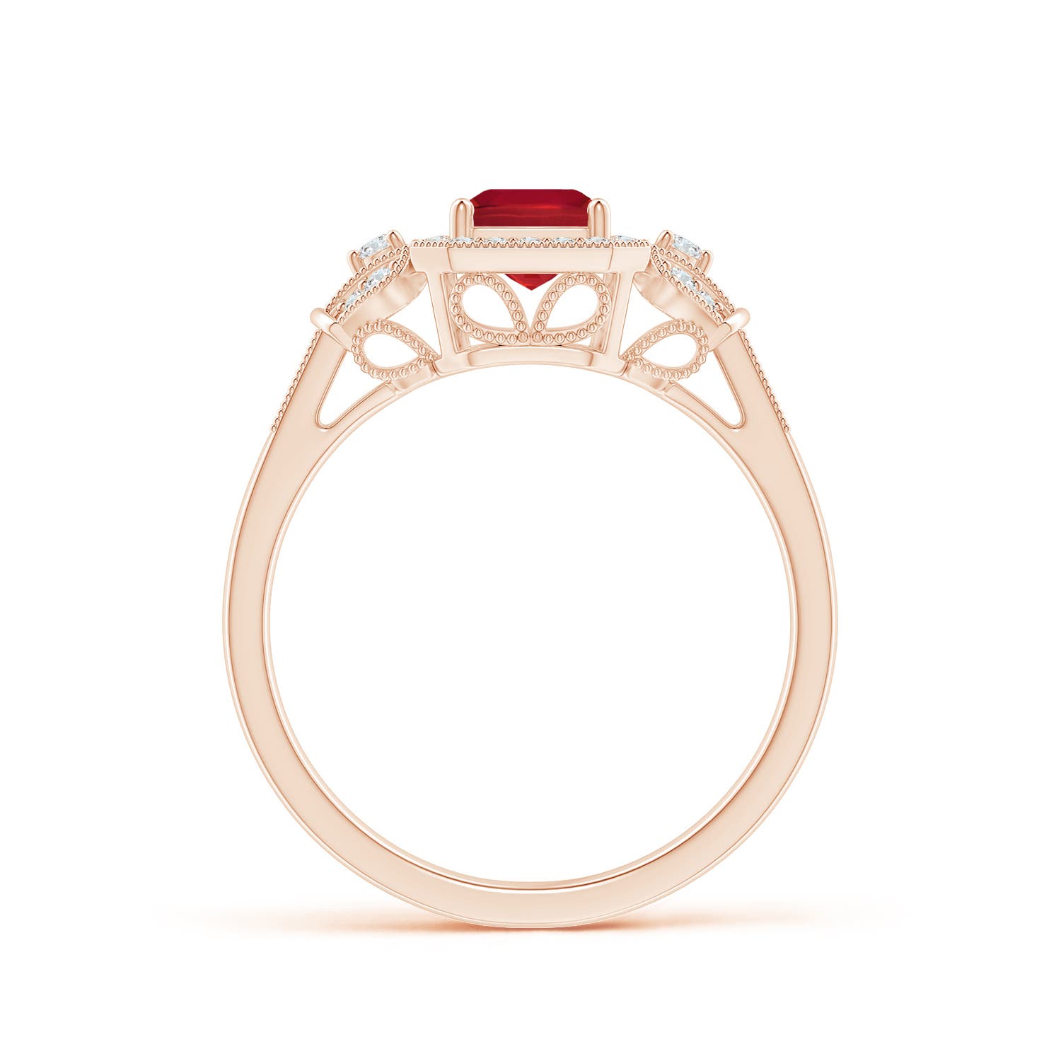 AA - Ruby / 1.26 CT / 14 KT Rose Gold