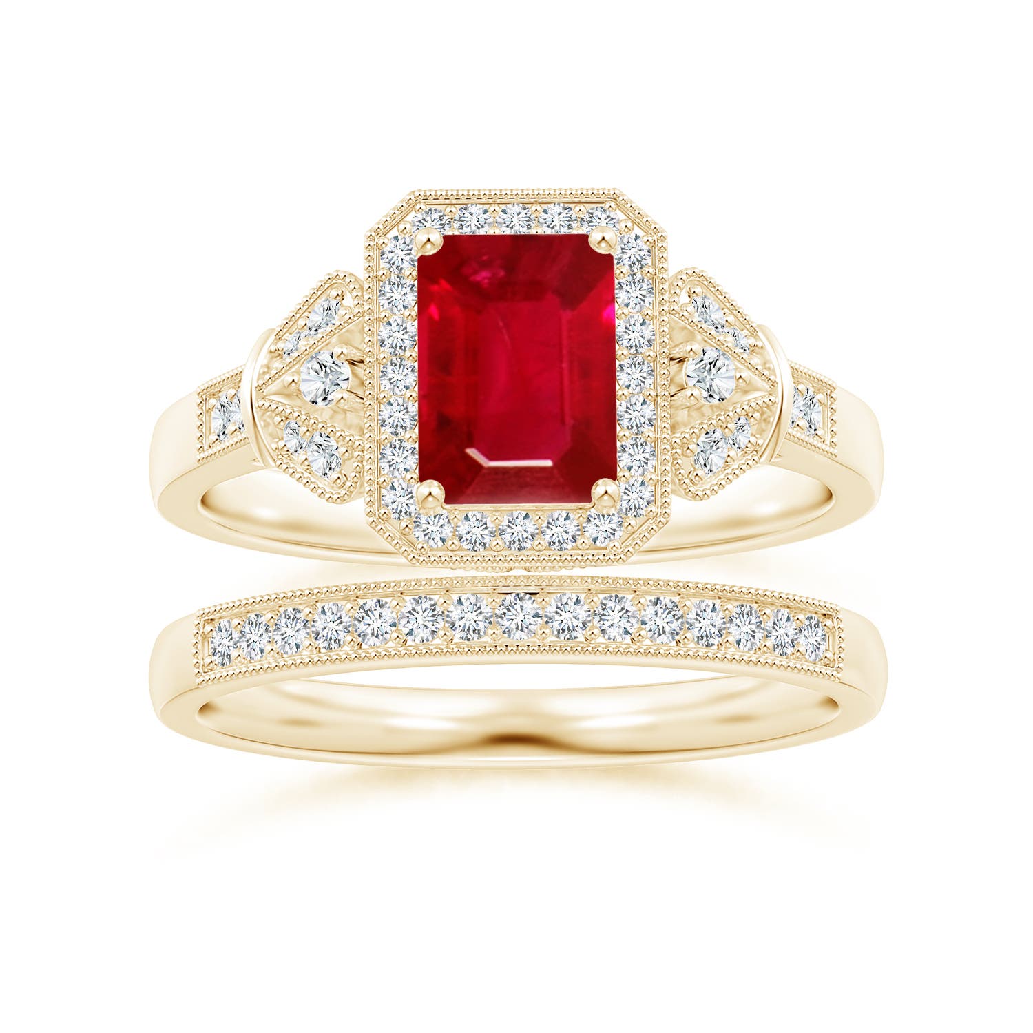 AAA - Ruby / 1.26 CT / 14 KT Yellow Gold