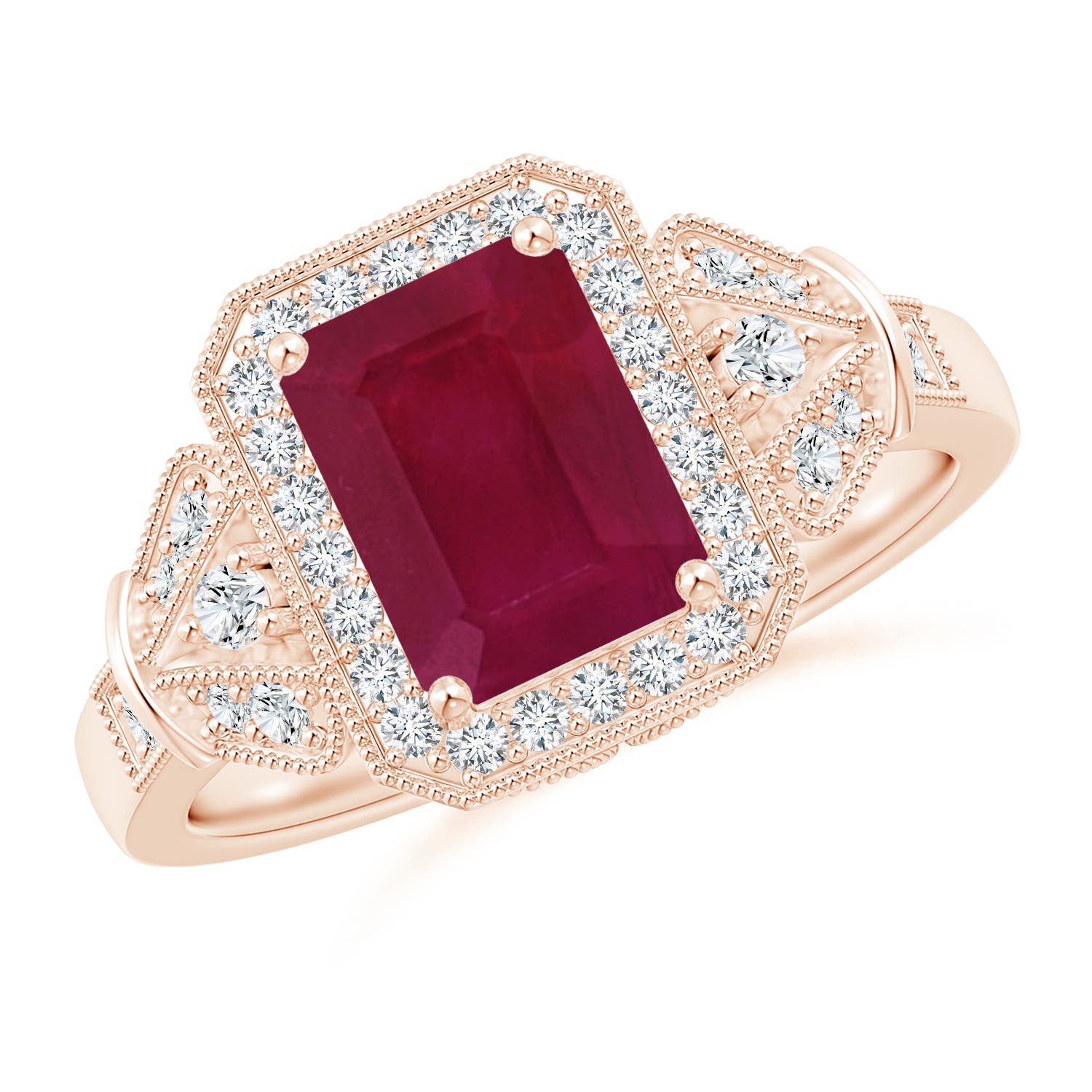 A - Ruby / 1.93 CT / 14 KT Rose Gold