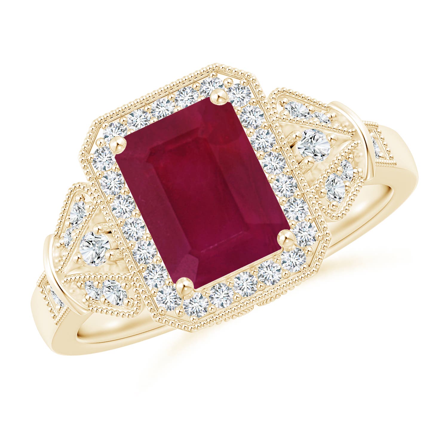 A - Ruby / 1.93 CT / 14 KT Yellow Gold