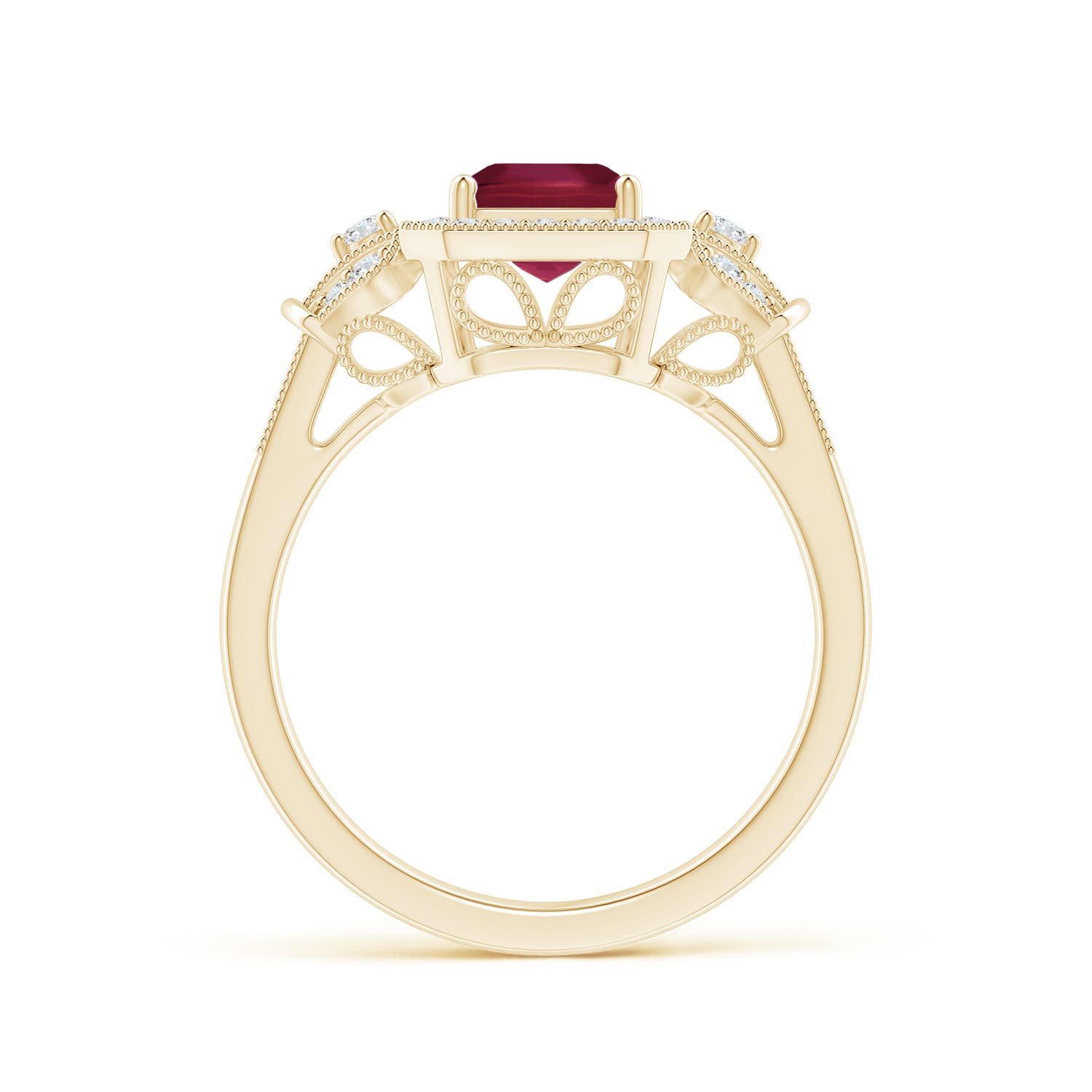 A - Ruby / 1.93 CT / 14 KT Yellow Gold