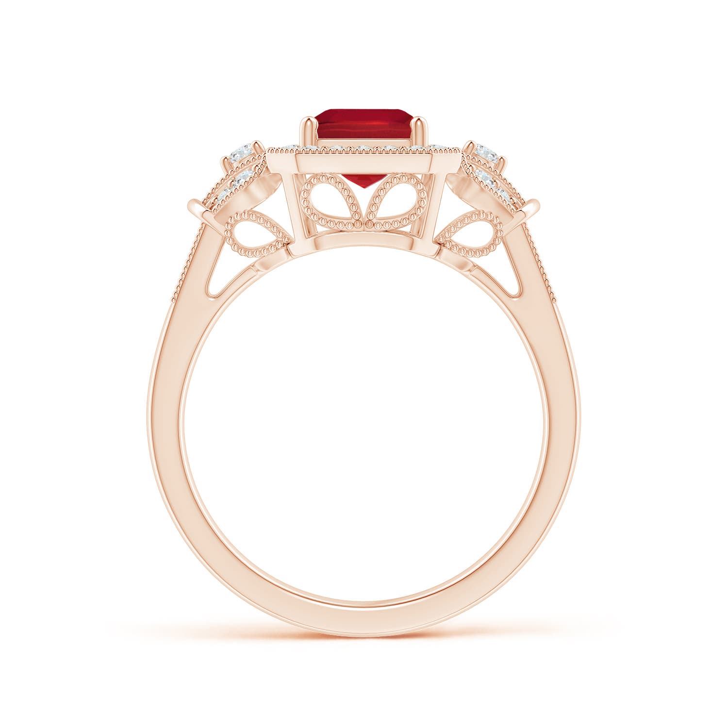 AA - Ruby / 1.93 CT / 14 KT Rose Gold