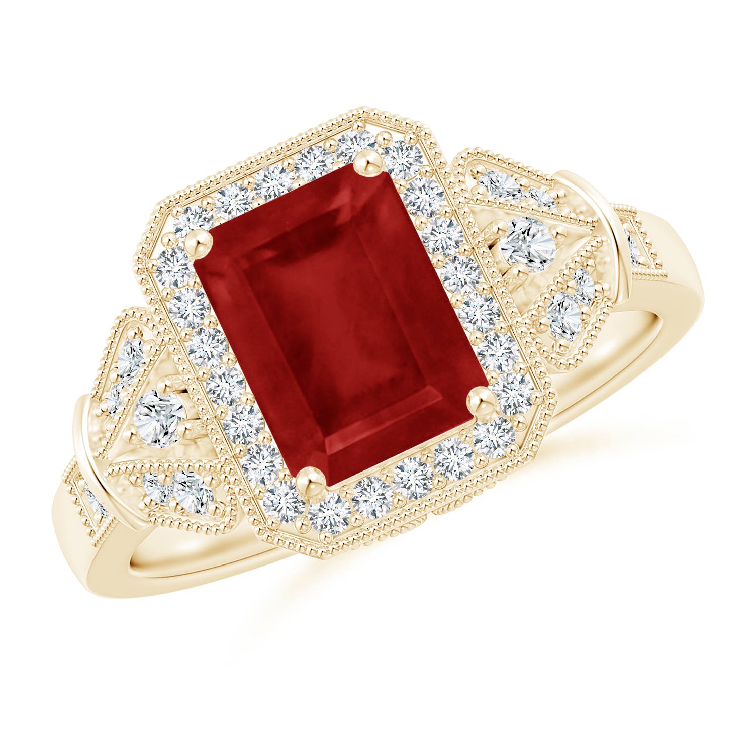 AA - Ruby / 1.93 CT / 14 KT Yellow Gold