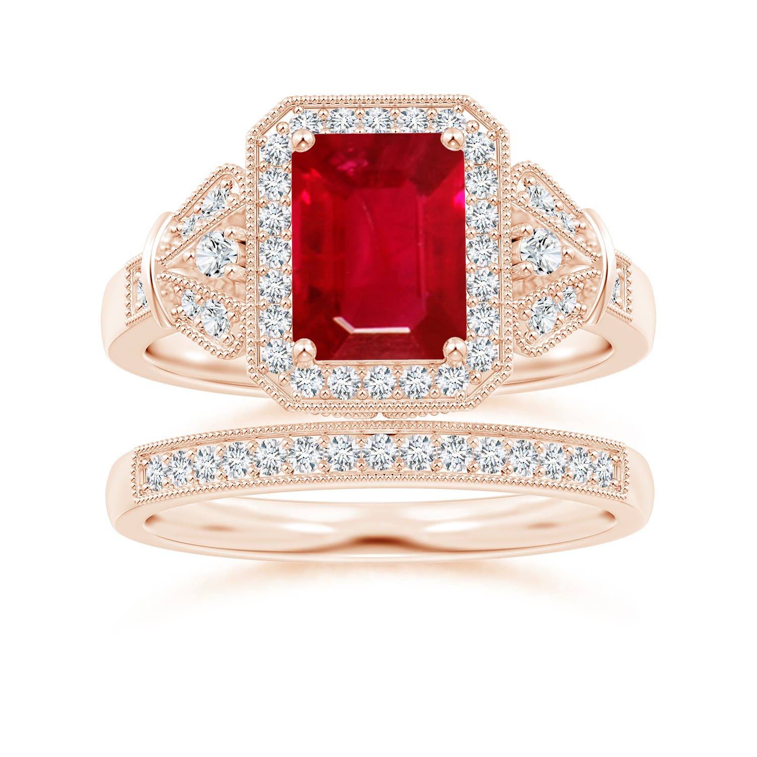 AAA - Ruby / 1.93 CT / 14 KT Rose Gold