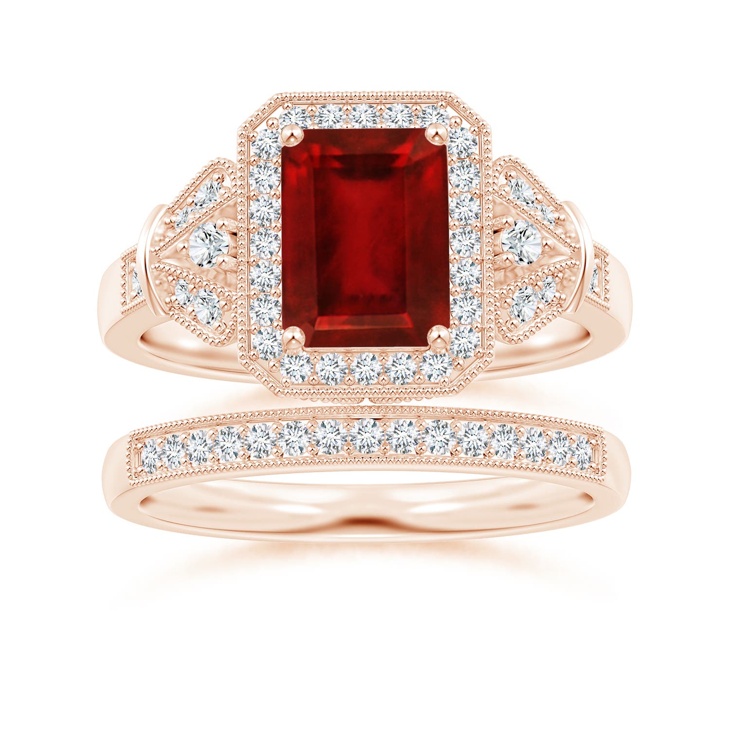 AAAA - Ruby / 1.93 CT / 14 KT Rose Gold