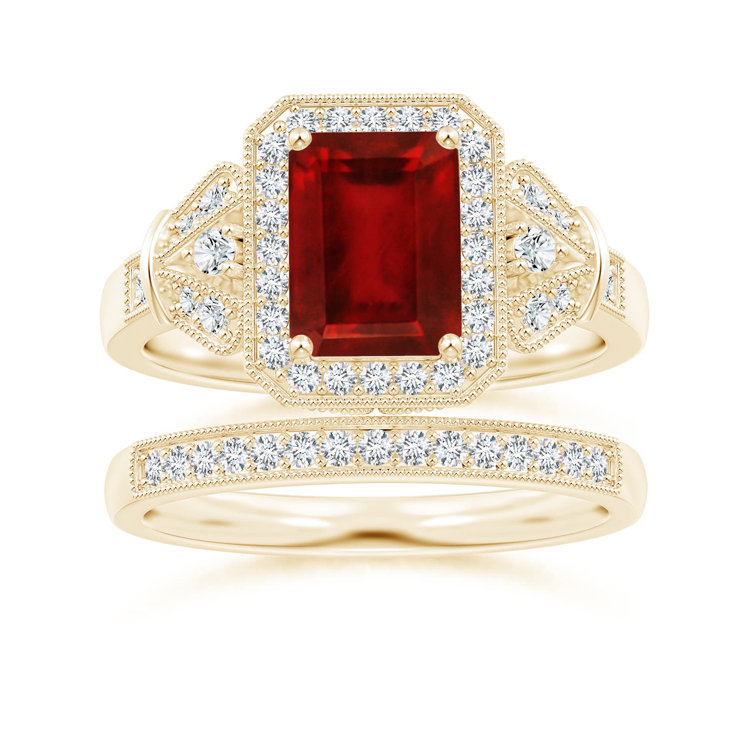 AAAA - Ruby / 1.93 CT / 14 KT Yellow Gold