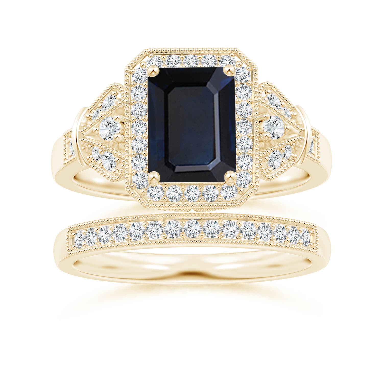 A - Blue Sapphire / 1.98 CT / 14 KT Yellow Gold