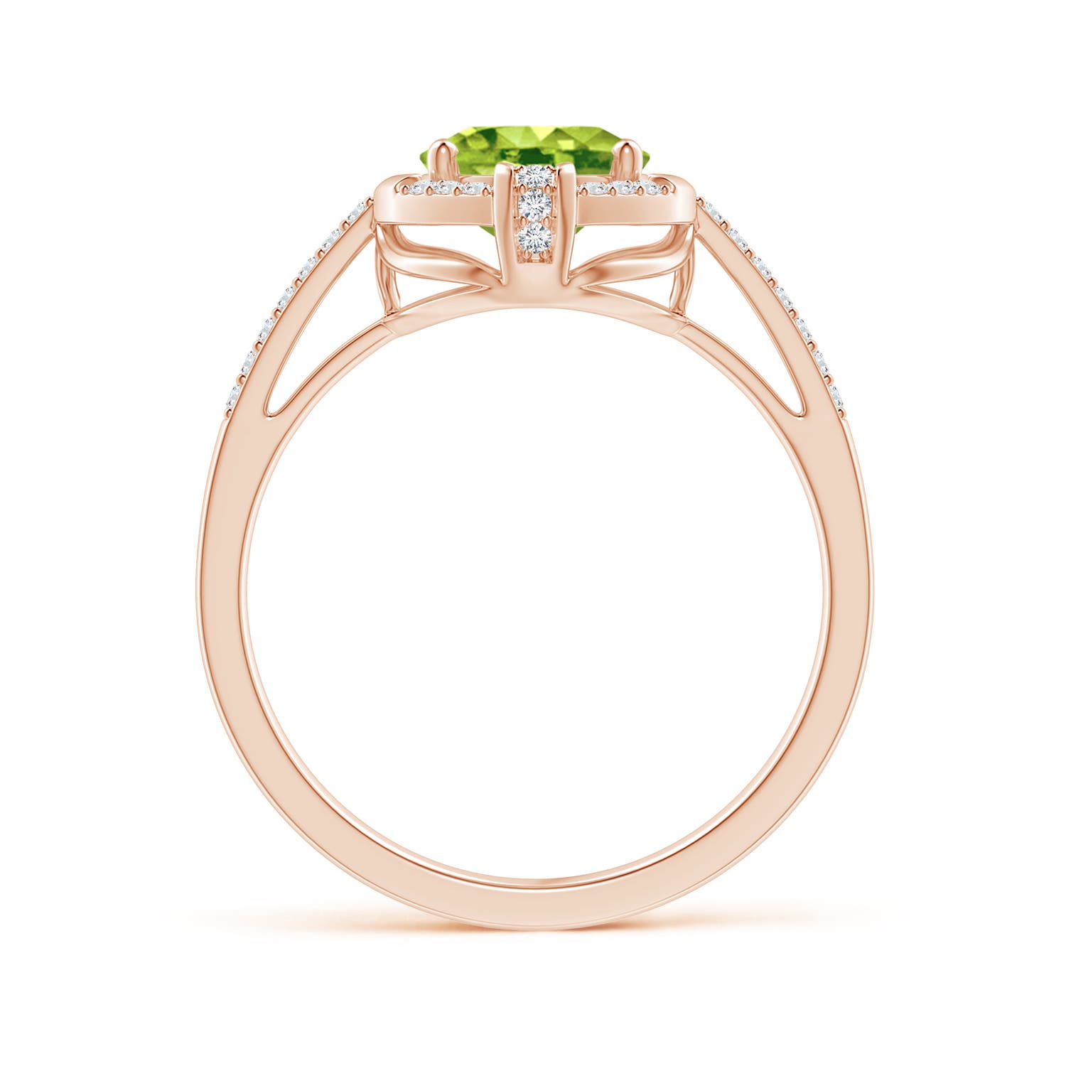 AAA - Peridot / 2.05 CT / 14 KT Rose Gold