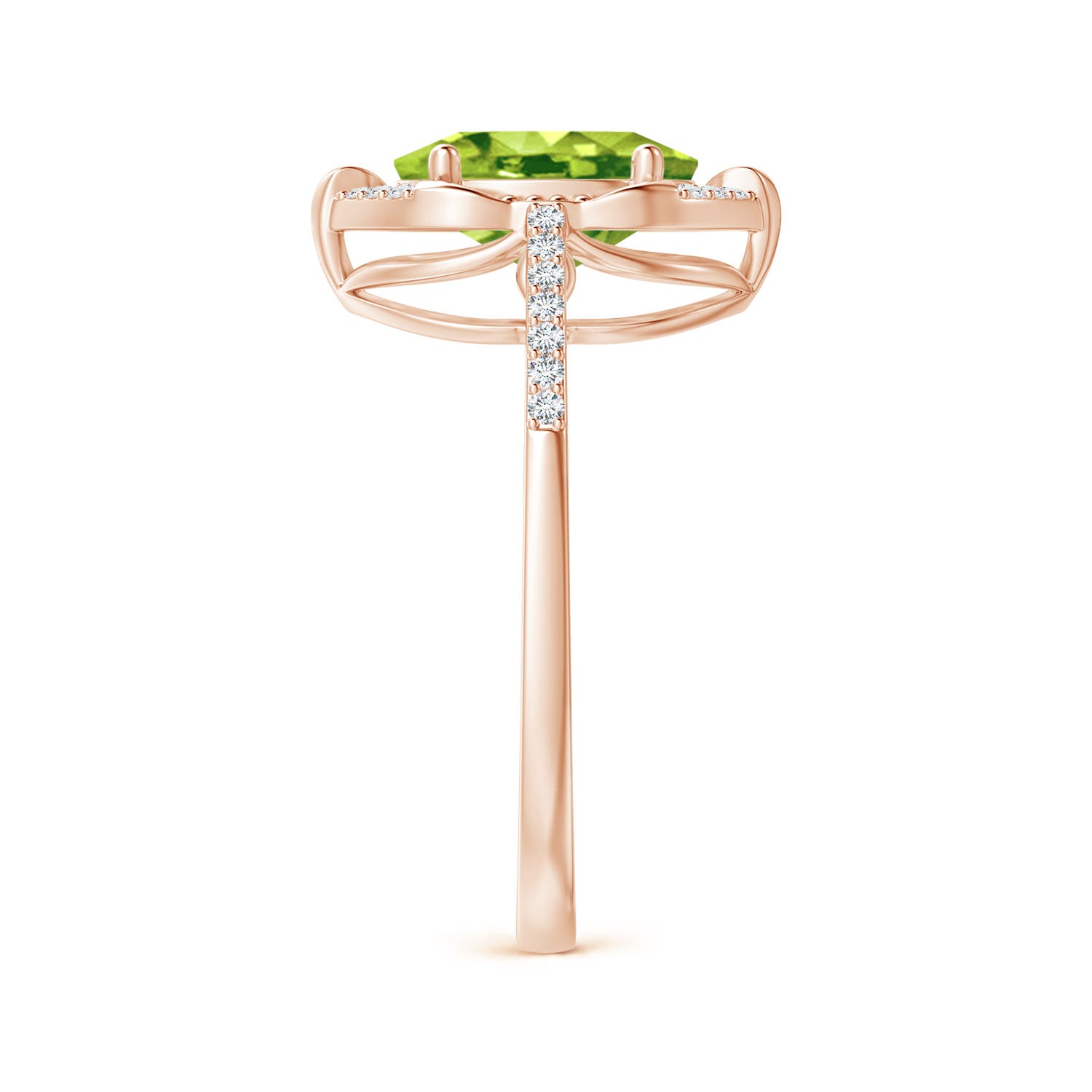 AAA - Peridot / 2.05 CT / 14 KT Rose Gold