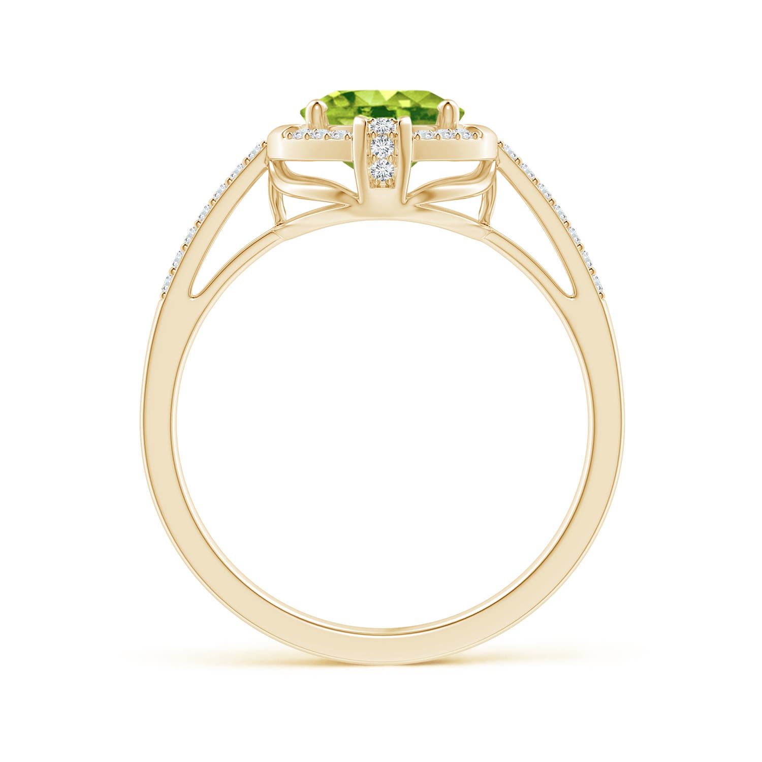 AAA - Peridot / 2.05 CT / 14 KT Yellow Gold