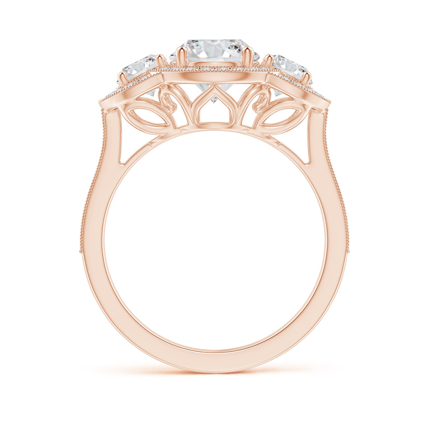 H, SI2 / 2.06 CT / 14 KT Rose Gold