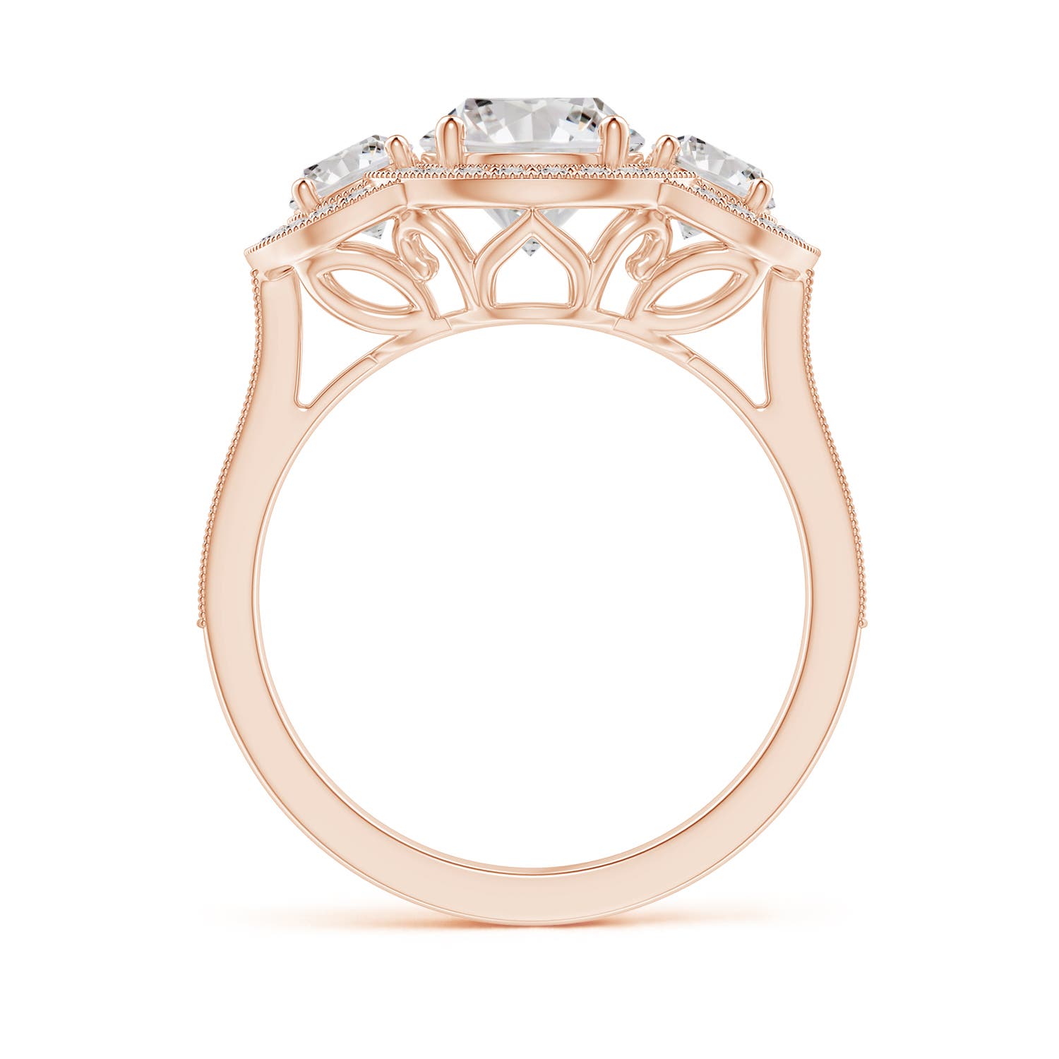 I-J, I1-I2 / 2.06 CT / 14 KT Rose Gold