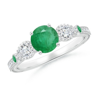 Round A Emerald