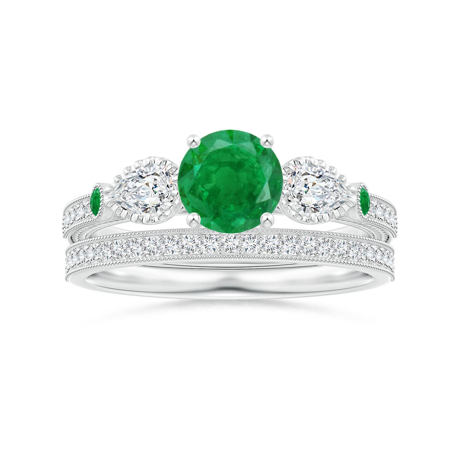 AA - Emerald / 1.26 CT / 14 KT White Gold