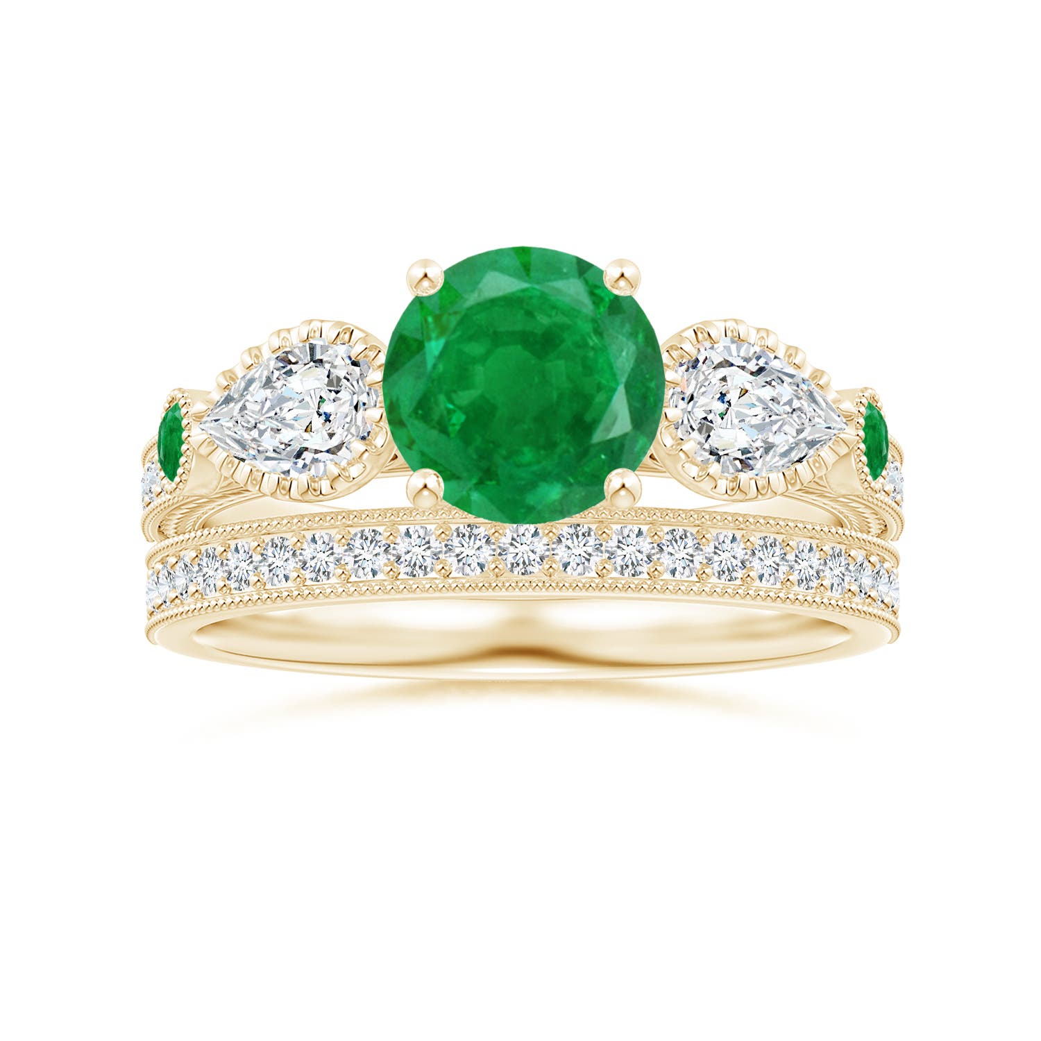 AA - Emerald / 1.99 CT / 14 KT Yellow Gold