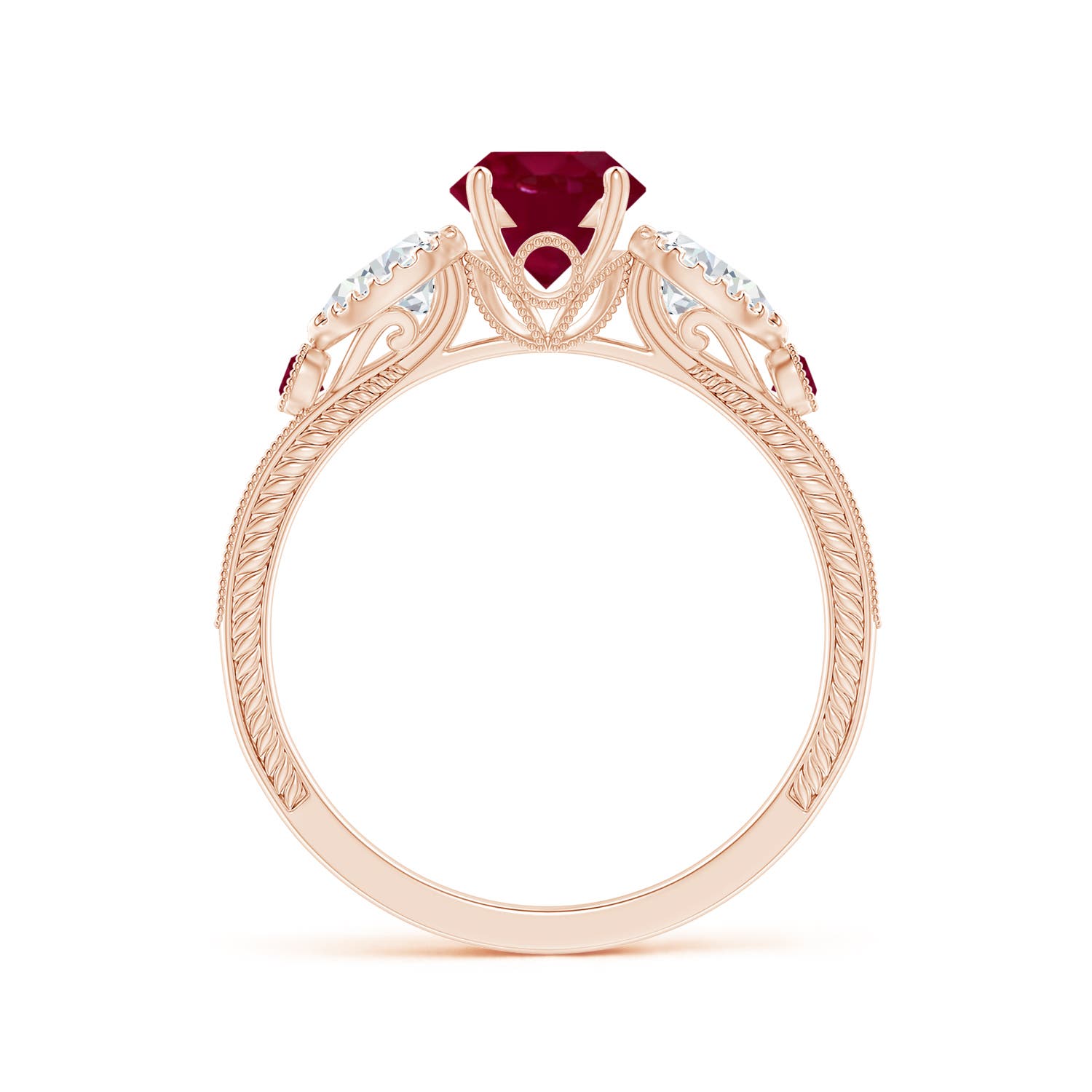 A - Ruby / 1.54 CT / 14 KT Rose Gold