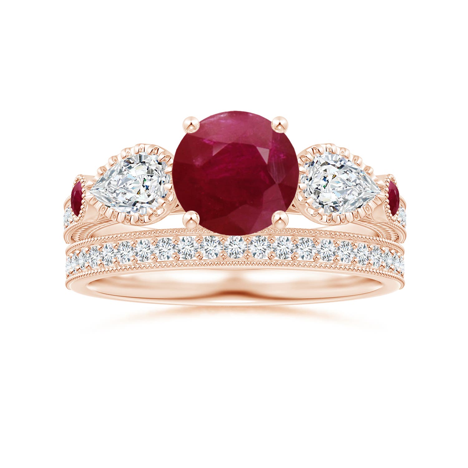 A - Ruby / 2.21 CT / 14 KT Rose Gold