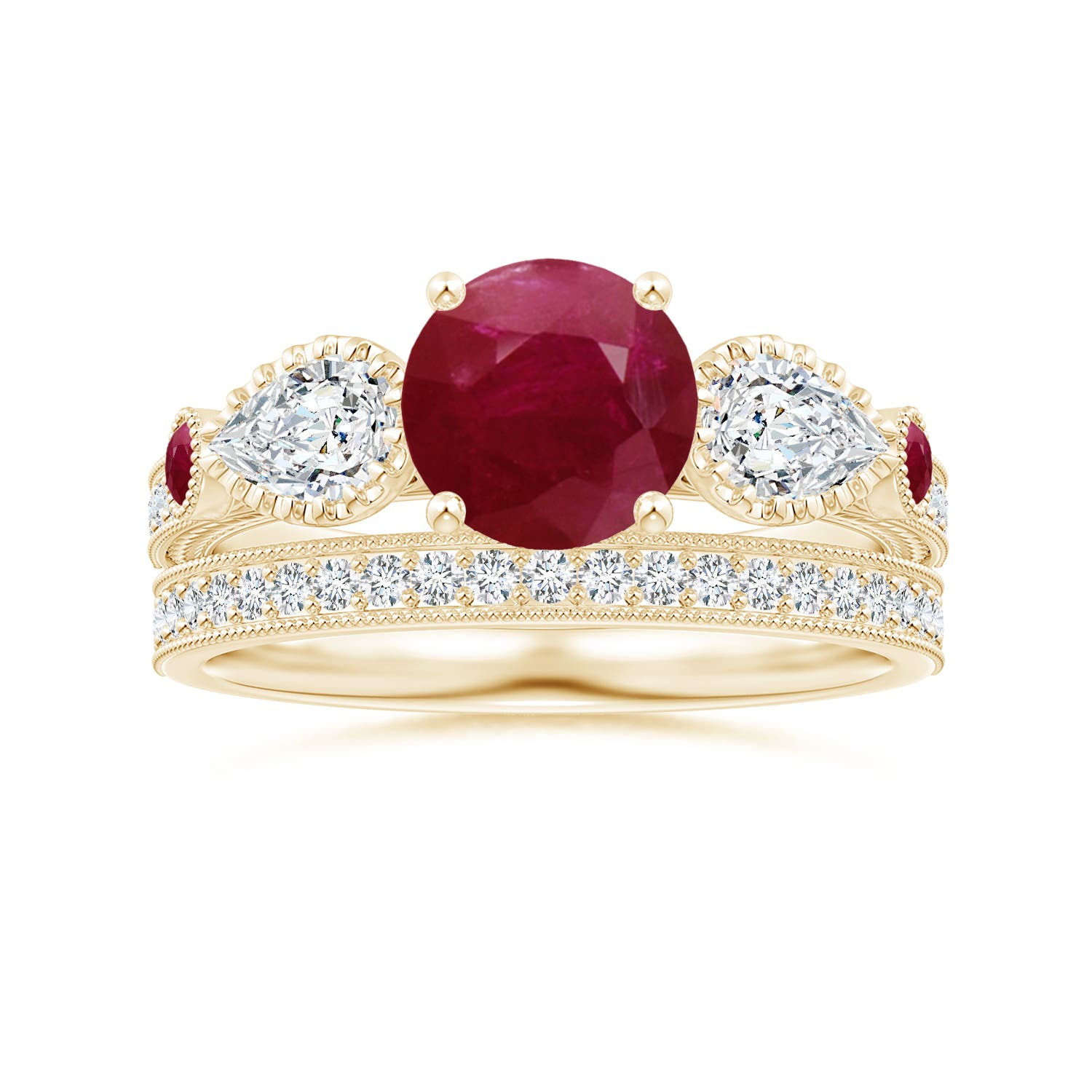 A - Ruby / 2.21 CT / 14 KT Yellow Gold