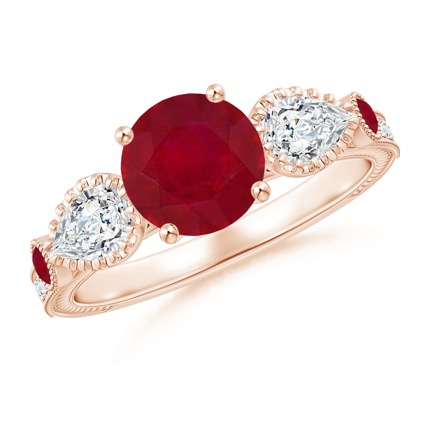 AA - Ruby / 2.21 CT / 14 KT Rose Gold