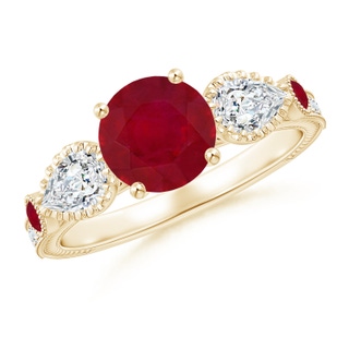 Round AA Ruby